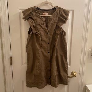 Pilcro Flutter Sleeve Dress